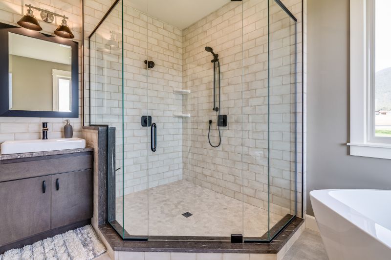 Glass Panel Shower Design