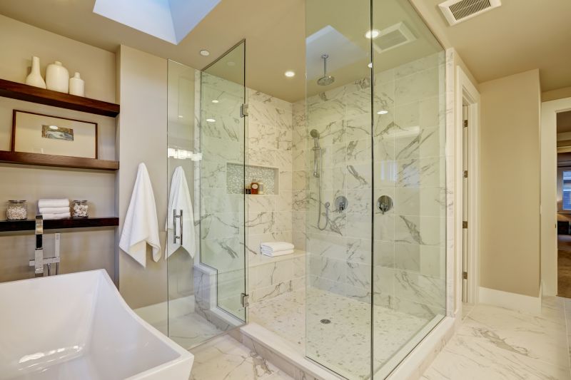 Spa-Style Shower with Rainhead